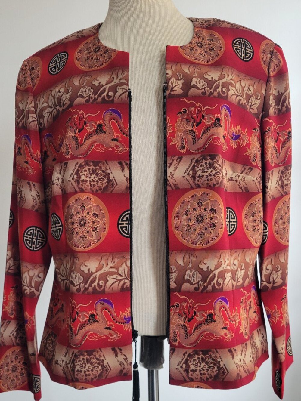 Positive Attitude Brown Snake Print Ultrasuede Jacket